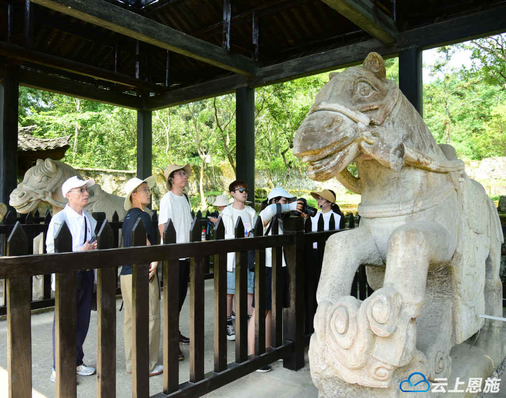 民族畫(huà)報(bào)社一行來(lái)咸豐開(kāi)展采風(fēng)活動(dòng)